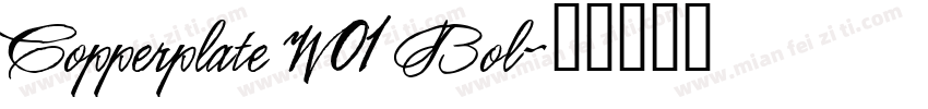 Copperplate W01 Bol字体转换